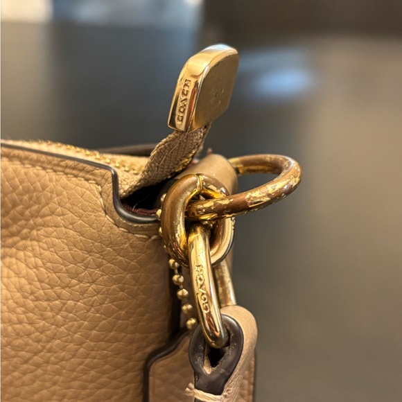 Small Marlon Coach Shoulder Bag Taupe - Picture 10 of 10